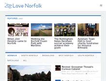 Tablet Screenshot of love-norfolk.co.uk